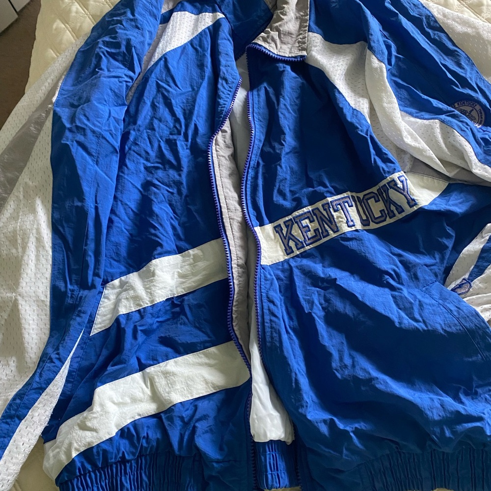 Blue and White university of Kentucky Jacket